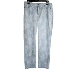 My Wonder Denim Collection Women with Control Floral Flower Denim Jeans Size 6